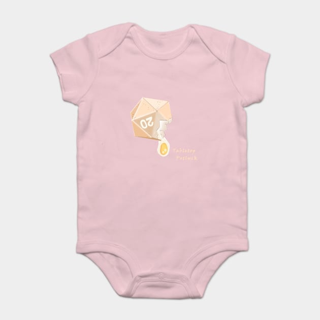 Egg Die Baby Bodysuit by Tabletop Potluck